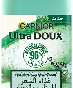 بلسم مغذي ومرطب الشعر الترا دو بخلاصة صبار الالوفيرا للشعر العادي 350 مل من غارنييه