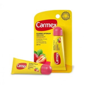 مرطب شفاة للعناية اليومية بالفراولة بعامل حماية من الشمس 15 من كارميكس 10ج