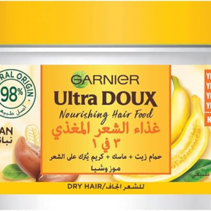 الترا دو غذاء الشعر المغذي 3 في 1 بالموز من قارنييه - 390مل