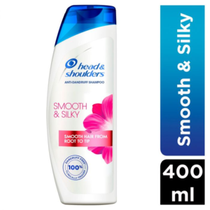 شامبو هيد أند شولدرز ضد القشرة إنسيابي وحريري - 400 مل