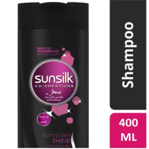 صانسيلك للشعر الأسود اللامع، شامبو 400 مل