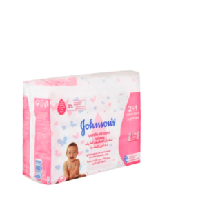 جونسون مناديل أطفال لتنظيف لطيف لكامل البشرة - 216 منديل