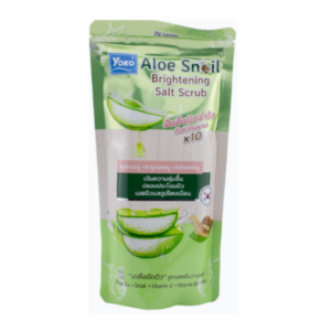 يوكو مقشر ملح الحليب بالحلزون و الصبار للبشرة - 300 جرام