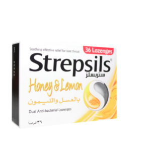 ستربسلز بالعسل والليمون 36 قرص