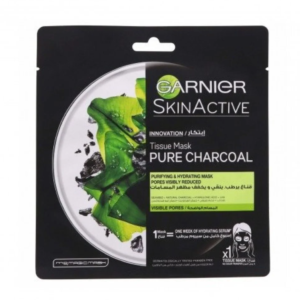 قناع مرطب ينقي البشرة ويخفف المسامات بالفحم من غارنييه
