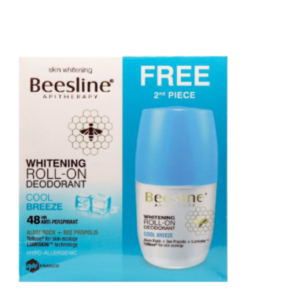 بيزلين رول اون مزيل الرائحة الطبيعي لتفتيح البشرة انتعاش النسيم 1+1
