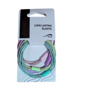 ربطات شعر مطاطية ملون 4 قطع من بيسيكير