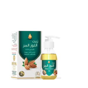 زيت اللوز المر للجسم والشعر من وادي النحل - 125 مل