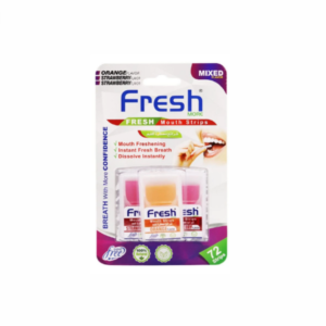 فريش مور شرائح معطرة للفم بنكهة الفراولة والبرتقال - 72 شريحة