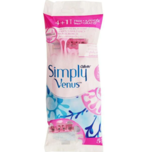 جيليت فينوس سمبلي سموث ماكينة حلاقة 4 بلس 1