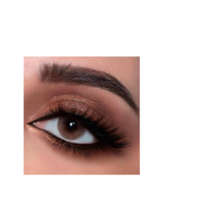 عدسات لاصقه لون كاراميل من لينس مي