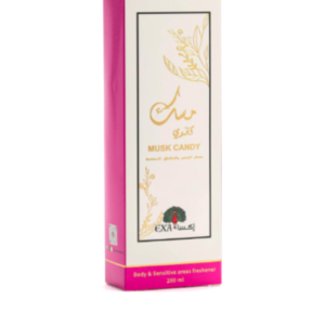 معطر الجسم و المناطق الحساسه مسك كاندي من ماركة اكسا - 200 مل