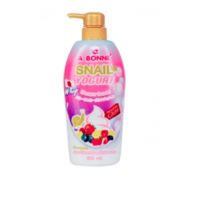 غسول الجسم كريم زبادي الحلزون 450 مل