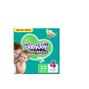 بيبي جوي - حفائض أطفال مقاس(4) كبير 10-18كجم 32 حفاضة