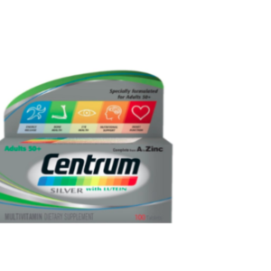 سنترم فضي فيتامينات متعددة مع لوتين - 100 قرص