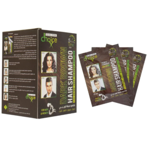 صالون تشويس شامبو صبغة مؤقتة بني للرجال والنساء