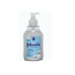 غسول مرطب لليدين جونسون حليب القطن 300مل