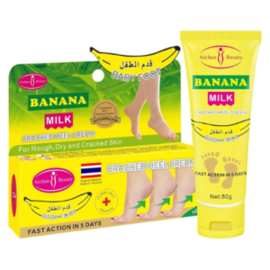 كريم آيشون بيوتي لإصلاح تشققات الكعبين بالحليب والموز - 80 جم