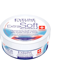 كريم مغذي للوجه والجسم للبشرة الحساسة إكسترا سوفت من ايفيلين – 200 مل