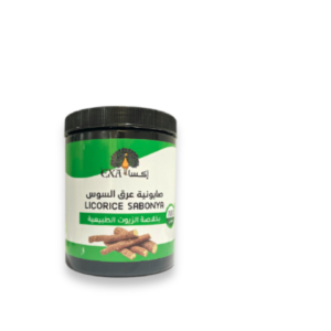 صابونية عرق السوس من ماركة اكسا 700 جرام