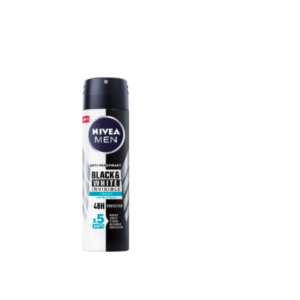 نيفيا مزيل عرق سبراي أنفيزيبل للملابس السوداء والبيضاء فريش للرجال 200 مل
