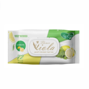 مناديل مبللة برائحة الليمون ( 72 منديل )