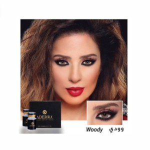 عدسات لاصقة لون وودي مدة 6 اشهر من اديرا