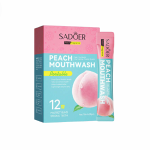 غسول ومعطر الفم المنعش المحمول للاستعمال مرة واحدة خوخ 10 مل 20 قطعة