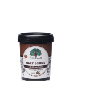 مقشر الملح بالارغان للعناية بالمناطق الحساسة من اكسا - 600 جرام