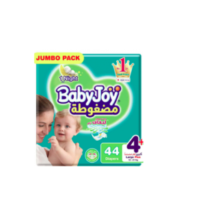 بيبي جوي حفائض مضغوطة مقاس +4 عبوة 44 حفاضة