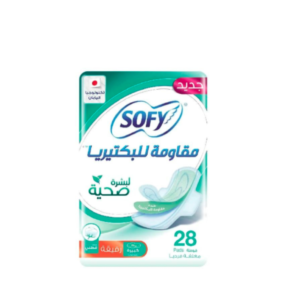 سوفي - فوط مقاومة للبكتيريا رقيقة كبير بالاجنحة - 28 فوطة