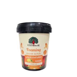 مقشر السكر الرغوي بالعلكة البرتقال من ماركة اكسا - 500 جرام