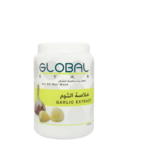 حمام زيت وماسك للشعر بالثوم من جلوبال ستار - 1000 مل