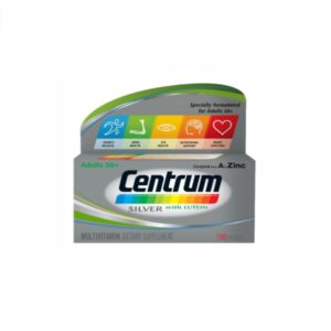 سنتروم سيلفر مع لوتين 50+ عدد 100 قرص