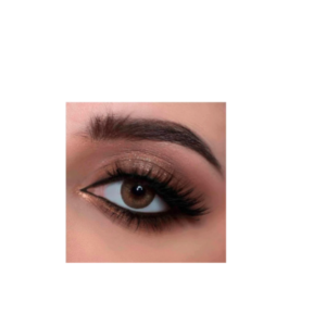 عدسات لاصقه لون هوني من لينس مي