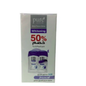 بيور بيوتي مزيل عرق ستيك 50 جرام المفتح المقاوم للتعرق اورجنال كت (50% خصم على الحبة الثانية)