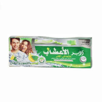 دابر معجون أسنان جل أخضر مع فرشاة - 150 جم