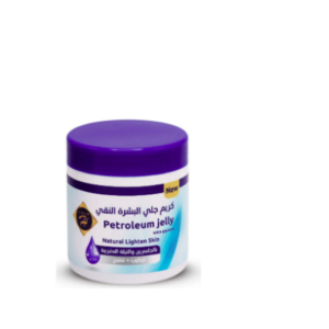 كنوز اتش فازلين بتروليوم جيلي لترطيب وتفتيح البشرة بخلاصة الجلسرين والنيلة المغربية - 500 مل