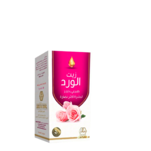 زيت الورد طبيعي 100% لبشرة أكثر نظارة من وادي النحل 125 مل