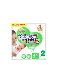 بيبي جوي - حفاضات أطفال مقاس(2) صغير 3.5-7كجم 44 حفاضة