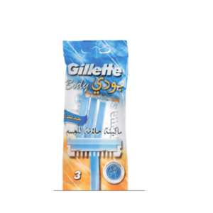 جيليت ماكينة حلاقة للجسم كيس 3 قطع