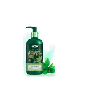 واو سكين ساينس - شامبو الشاي الأخضر وشجرة الشاي المضاد للقشرة لعلاج قشرة الرأس وتساقط الشعر والحكة في فروة الرأس - 300 مل