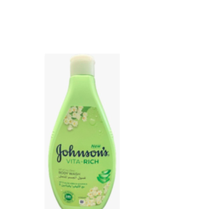 جونسون صابون سائل للإستحمام بخلاصة الالوفيرا وفيتامين اي - 400مل