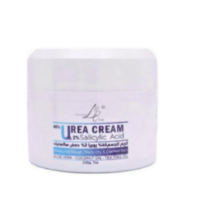 كريم الجسم 40 % يوريا 2 % حمض السالسليك من كريستال اند كير - 200 غ