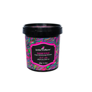 مقشر السكر بزيت الارغان وزهر البرتقال من جاردن اوليان - 600جرام