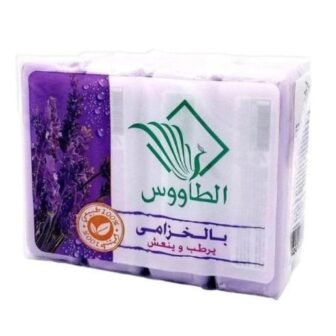 طاووس صابون اللافندر أربع عبوات 120 جم